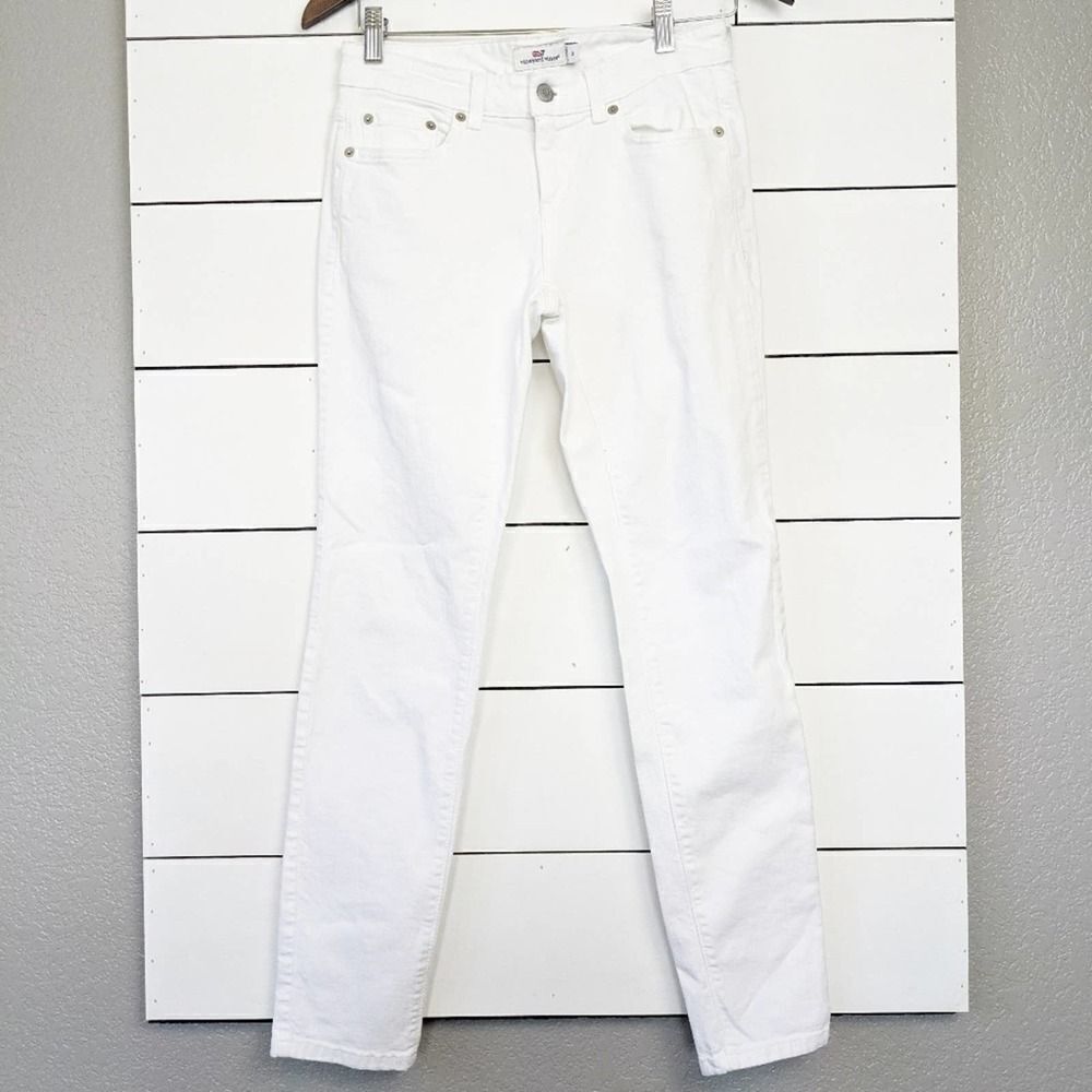 Vineyard Vines Plain Pure White Skinny Jeans 2